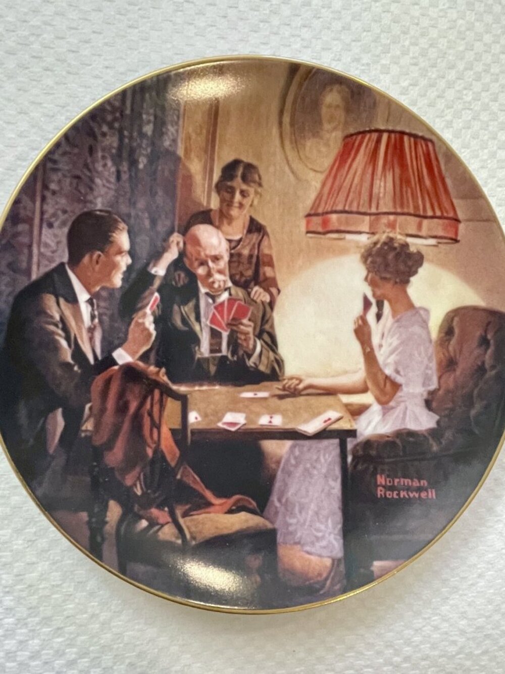 Vintage 1983 Norman Rockwell limited-edition porcelain collector's plate
